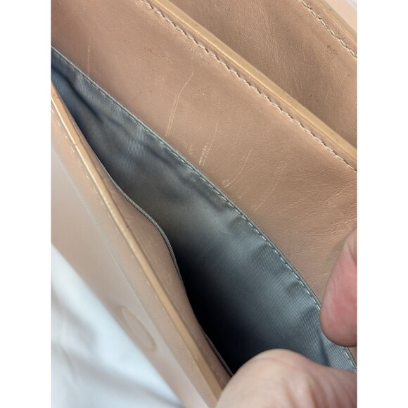 Alexander Wang Lia Leather Crossbody Shoulder Bag Peach Tan Nude Studded Bottom - Picture 7 of 16